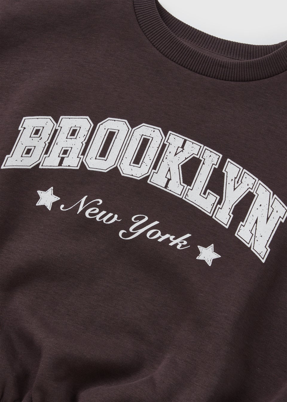 Girls Brown Brooklyn Sweatshirt (7-15yrs)