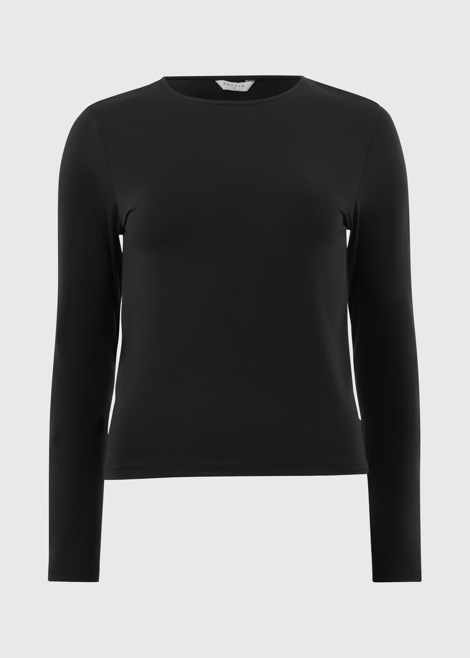 Black Soft Long Sleeve T-Shirt