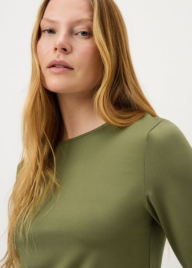 Khaki Soft Long Sleeve T-Shirt