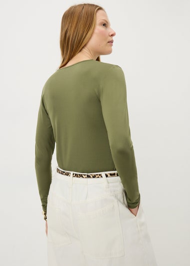 Khaki Soft Long Sleeve T-Shirt