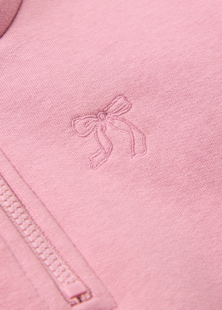 Girls Pink Funnel Neck Sweatshirt & Jogging Bottoms (1-7yrs)