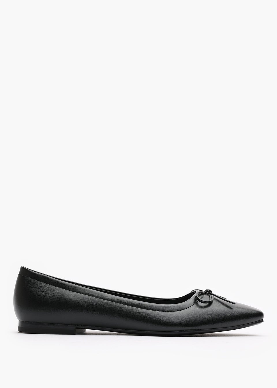 Where's That From Lauren Black PU Flat Pumps