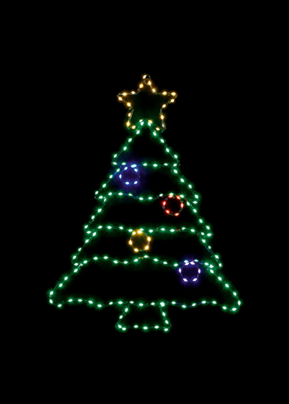 Premier DecorationsTwinkling Flexibrights Christmas Tree Wall Motif