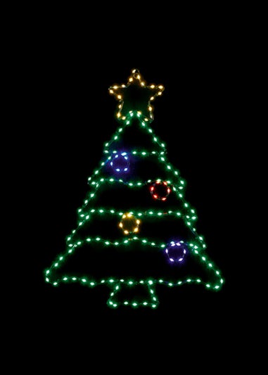 Premier DecorationsTwinkling Flexibrights Christmas Tree Wall Motif