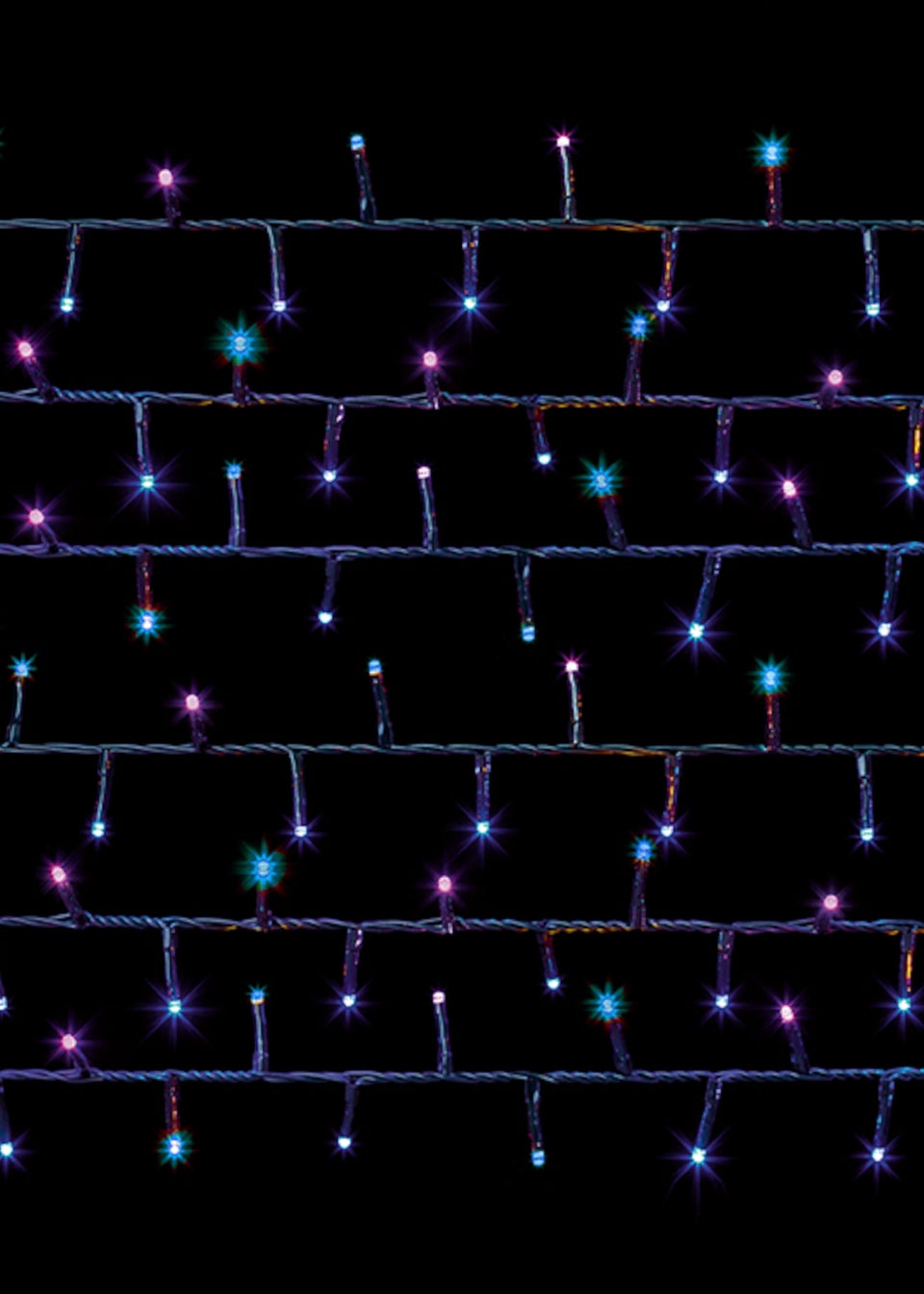 Premier Decorations 1000 Multi Action LED TreeBrights with Timer Enchanted Mix Colour