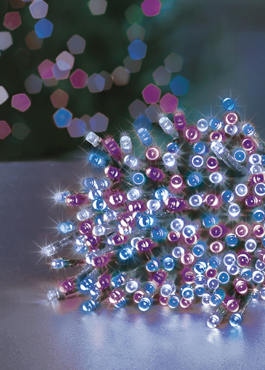 Premier Decorations 1000 Multi Action LED TreeBrights with Timer Enchanted Mix Colour