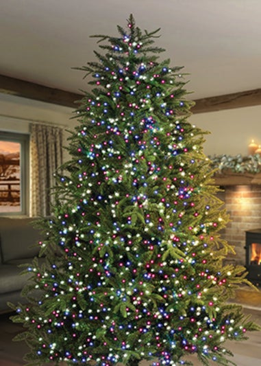 Premier Decorations 1000 Multi Action LED TreeBrights with Timer Enchanted Mix Colour
