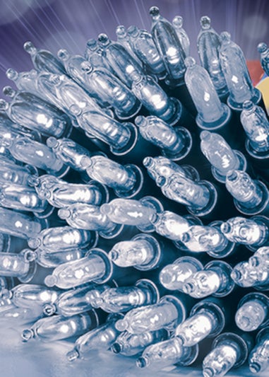 Premier Decorations Multi Action Fairy Cap Light String with 150 Whiite LEDs