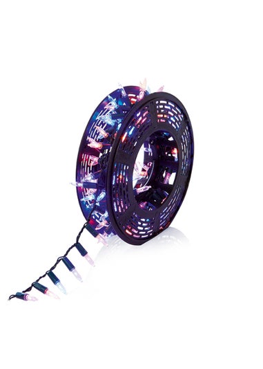 Premier Decorations Multi Action Fairy Cap Light String with 150 Rainbow LEDs