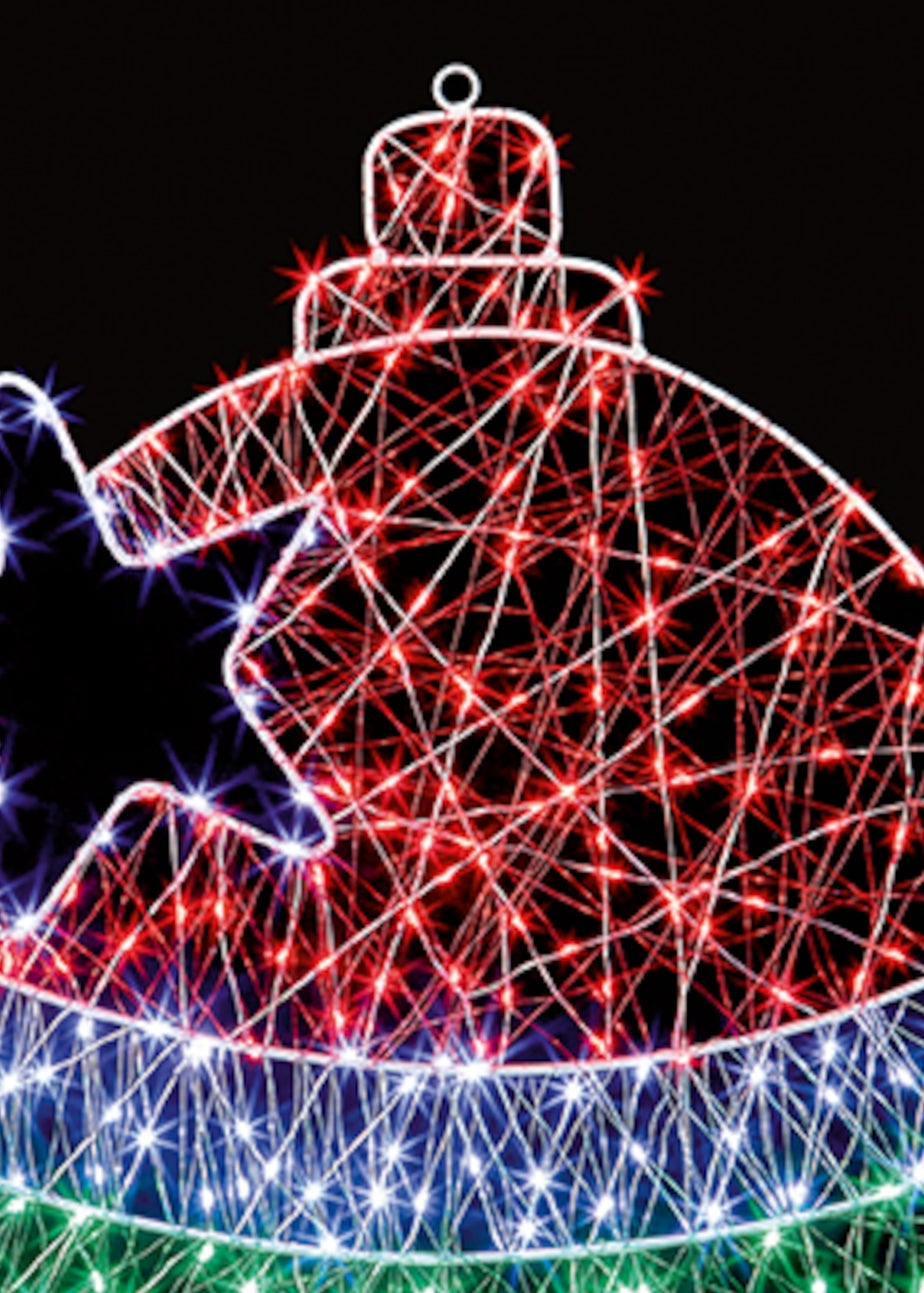 Premier Decorations MicroBright Bauble & Star Motif