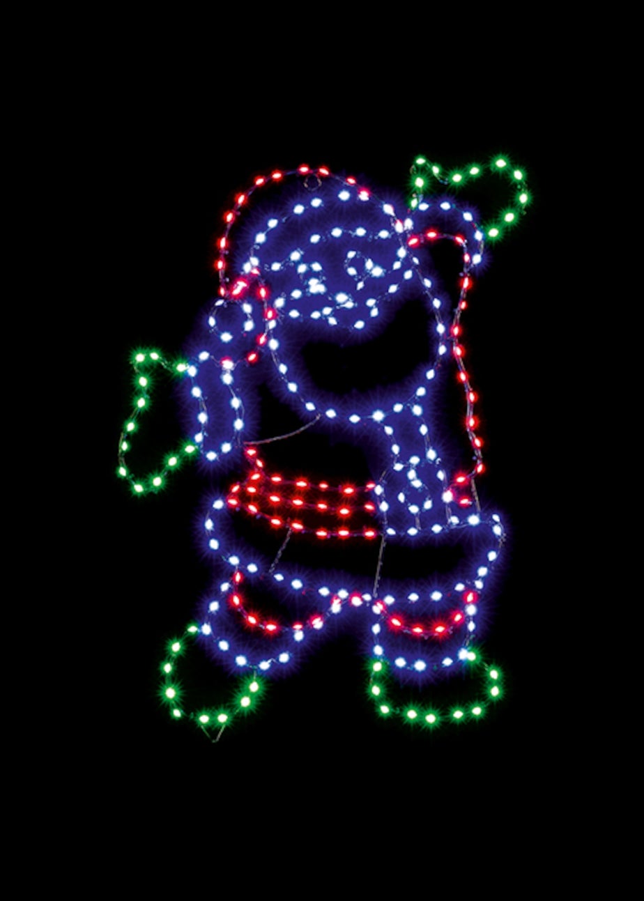Premier Decorations Flexibrights Santa Wall Motif