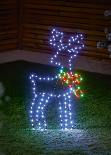 Premier Decorations Twinkling Flexibrights Reindeer with 164 LEDs
