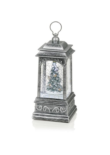 Premier Decorations Robins on Tree Glitter Water Spinner