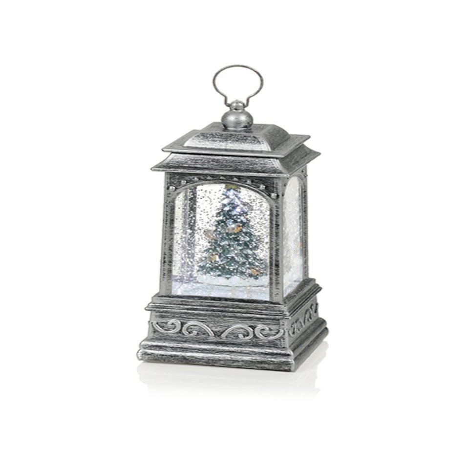 Premier Decorations Robins on Tree Glitter Water Spinner