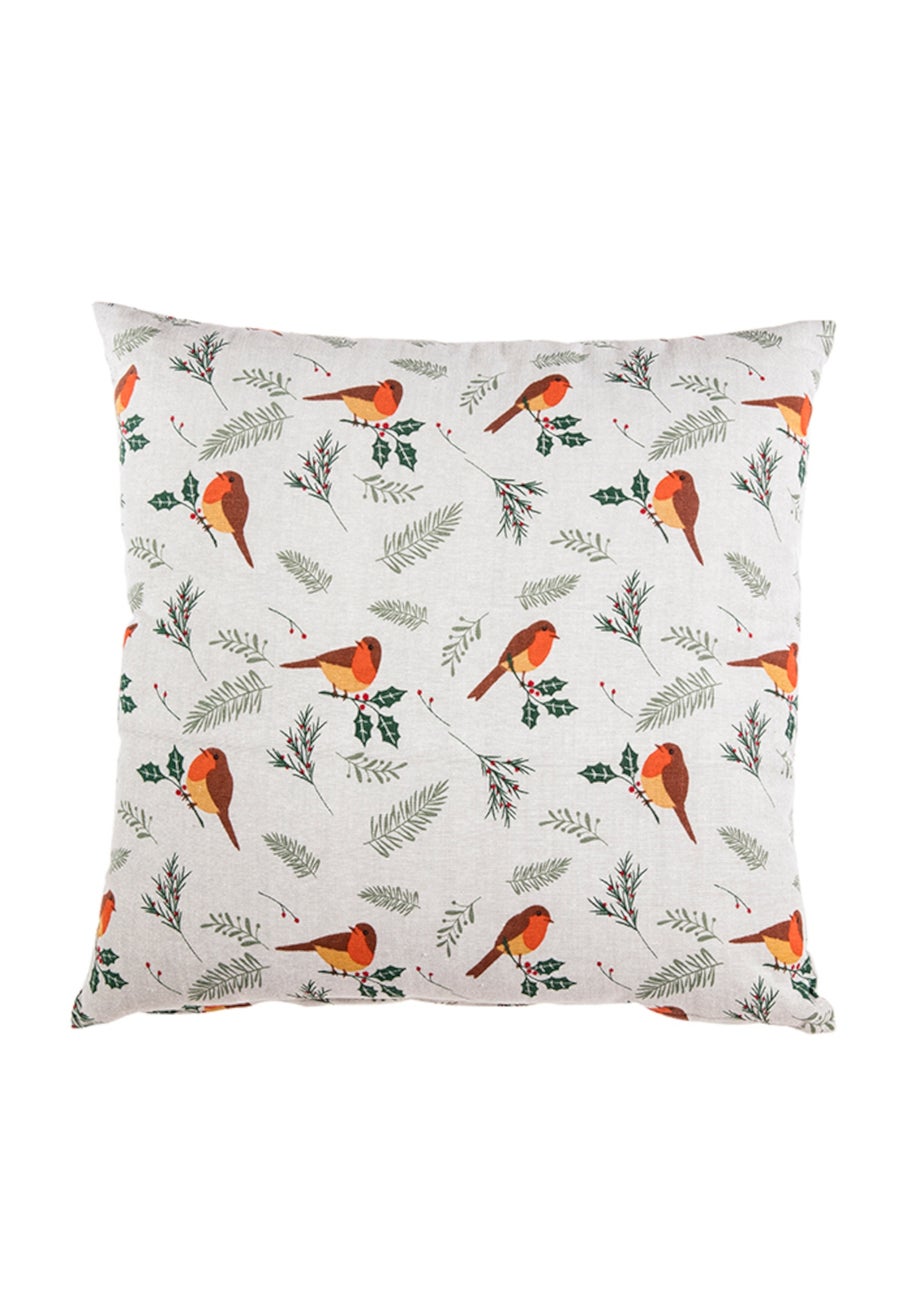 Premier Decorations White Robin Cushion