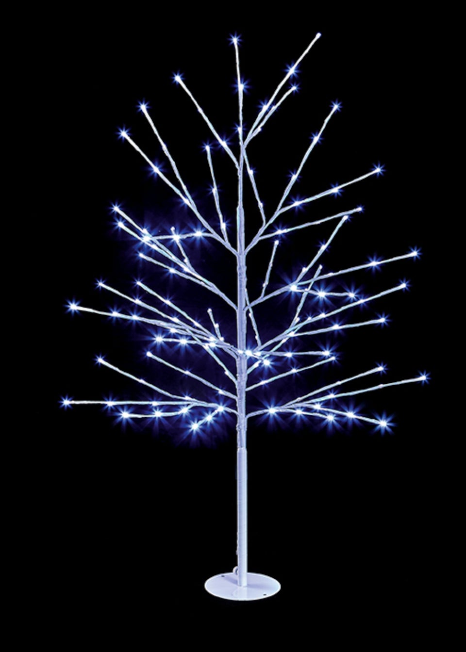 Premier Decorations Lit White Tree with 204 White LEDs