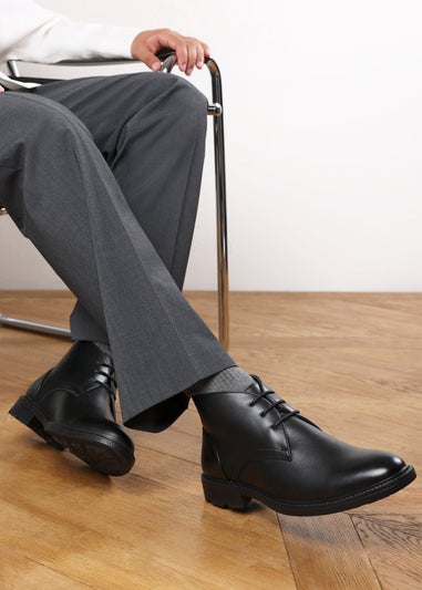 Where's That From Blake Black Lace Up Ankle Boots