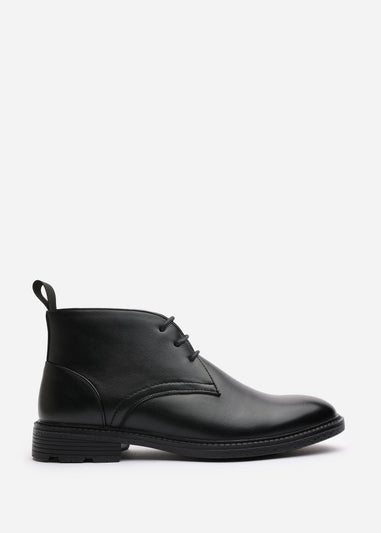 Where's That From Blake Black Lace Up Ankle Boots