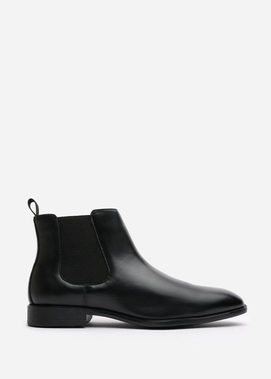 Where's That From Mason Black Mens Chelsea Ankle Boots