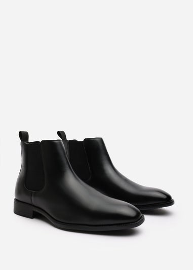 Where's That From Mason Black Mens Chelsea Ankle Boots