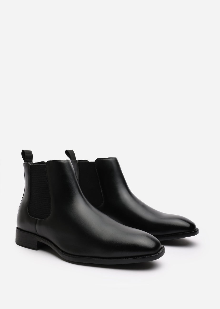 Where's That From Mason Black Mens Chelsea Ankle Boots