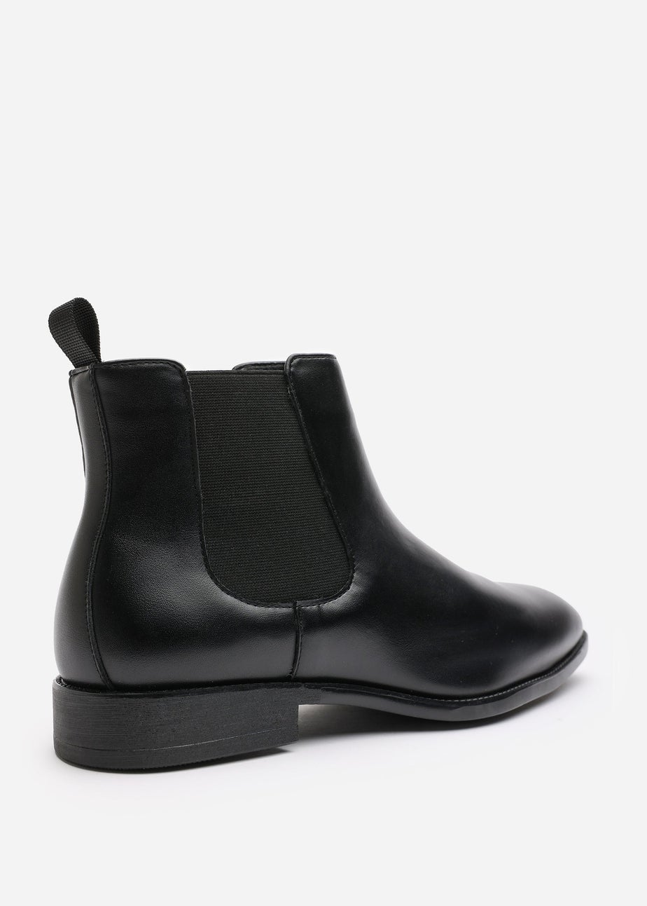 Where's That From Mason Black Mens Chelsea Ankle Boots