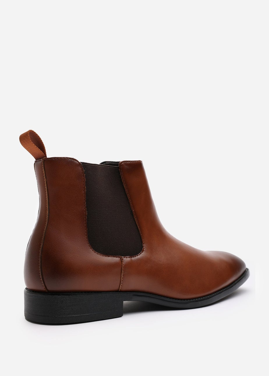 Where's That From Mason Tan Mens Chelsea Ankle Boots