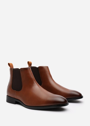 Where's That From Mason Tan Mens Chelsea Ankle Boots
