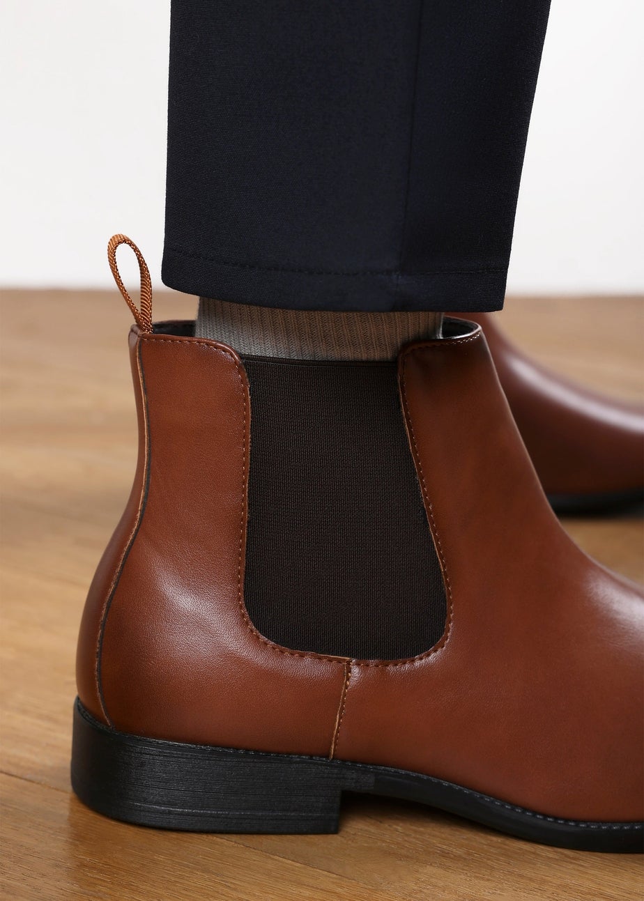 Where's That From Mason Tan Mens Chelsea Ankle Boots