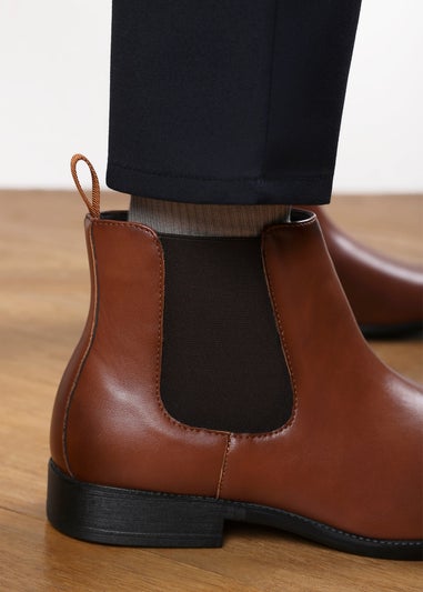 Where's That From Mason Tan Mens Chelsea Ankle Boots