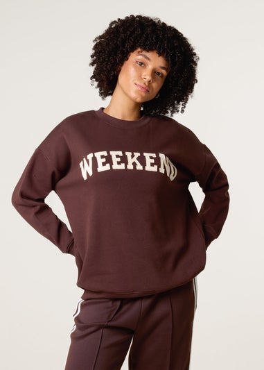 Blue Vanilla Brown Weekend Sweatshirt