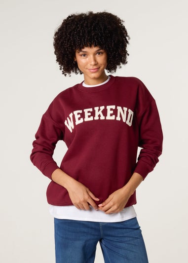 Blue Vanilla Burgundy Weekend Sweatshirt