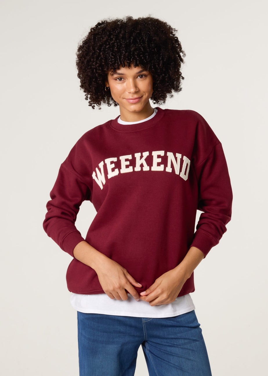Blue Vanilla Burgundy Weekend Sweatshirt
