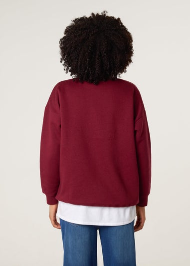 Blue Vanilla Burgundy Weekend Sweatshirt