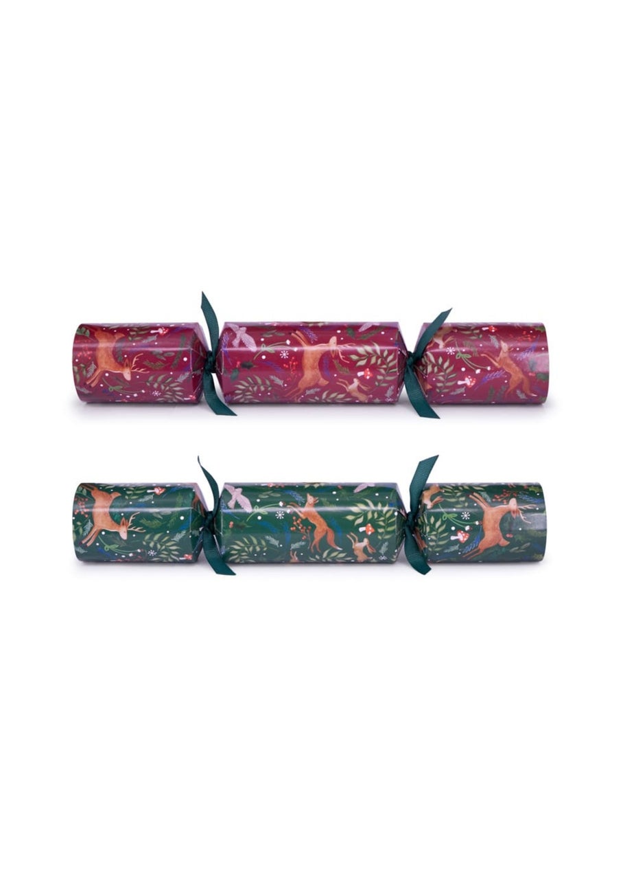 Heart & Soul Green & Red Woodland Folk 12in Cracker