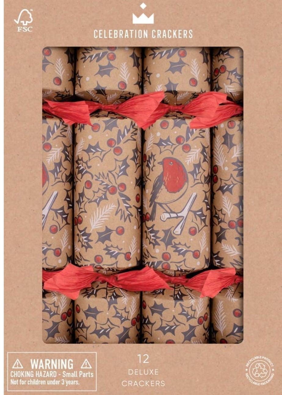 Heart & Soul Red & Brown Red Robin 12in Cracker