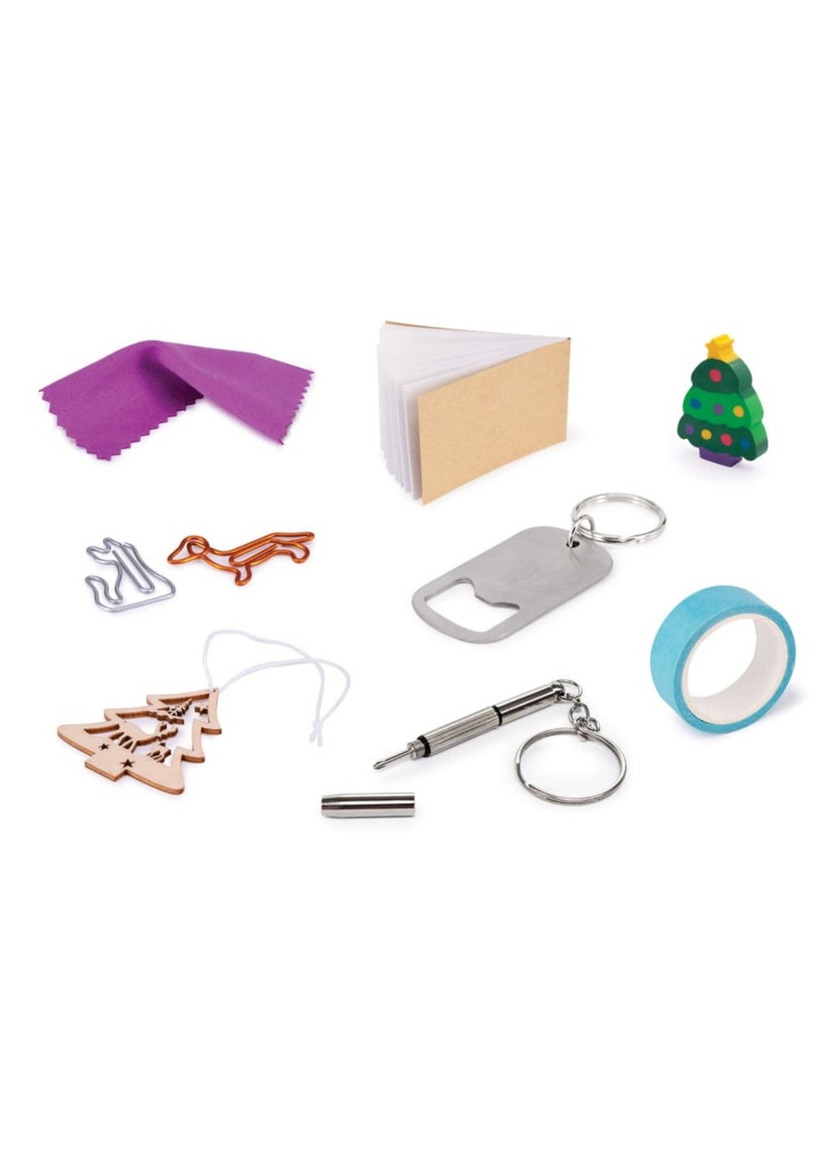 Heart & Soul Green/White Snowy Tree 12in Cracker