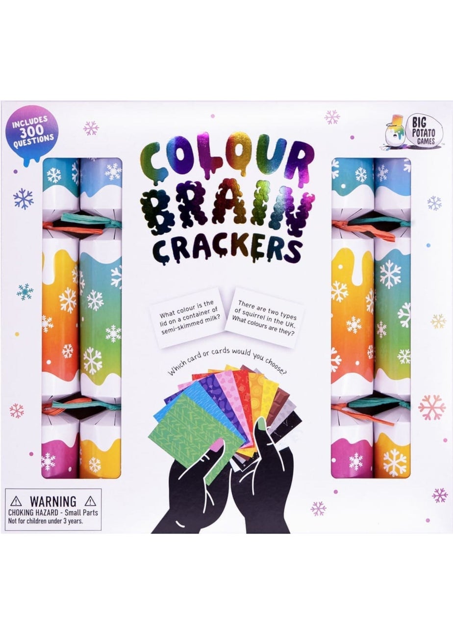 Heart & Soul Multi Colour Brain 12in Cracker