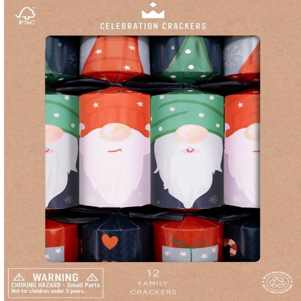 Heart & Soul Multi Colour Festive Gonk 12in Cracker