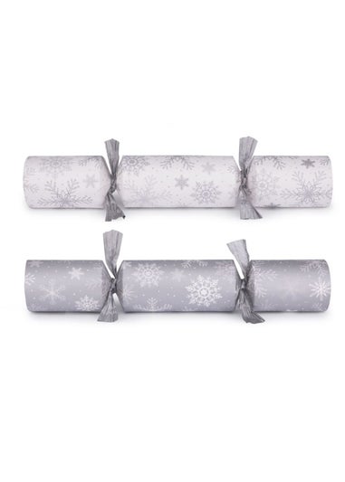 Heart & Soul Silver Snowflake 12in cracker