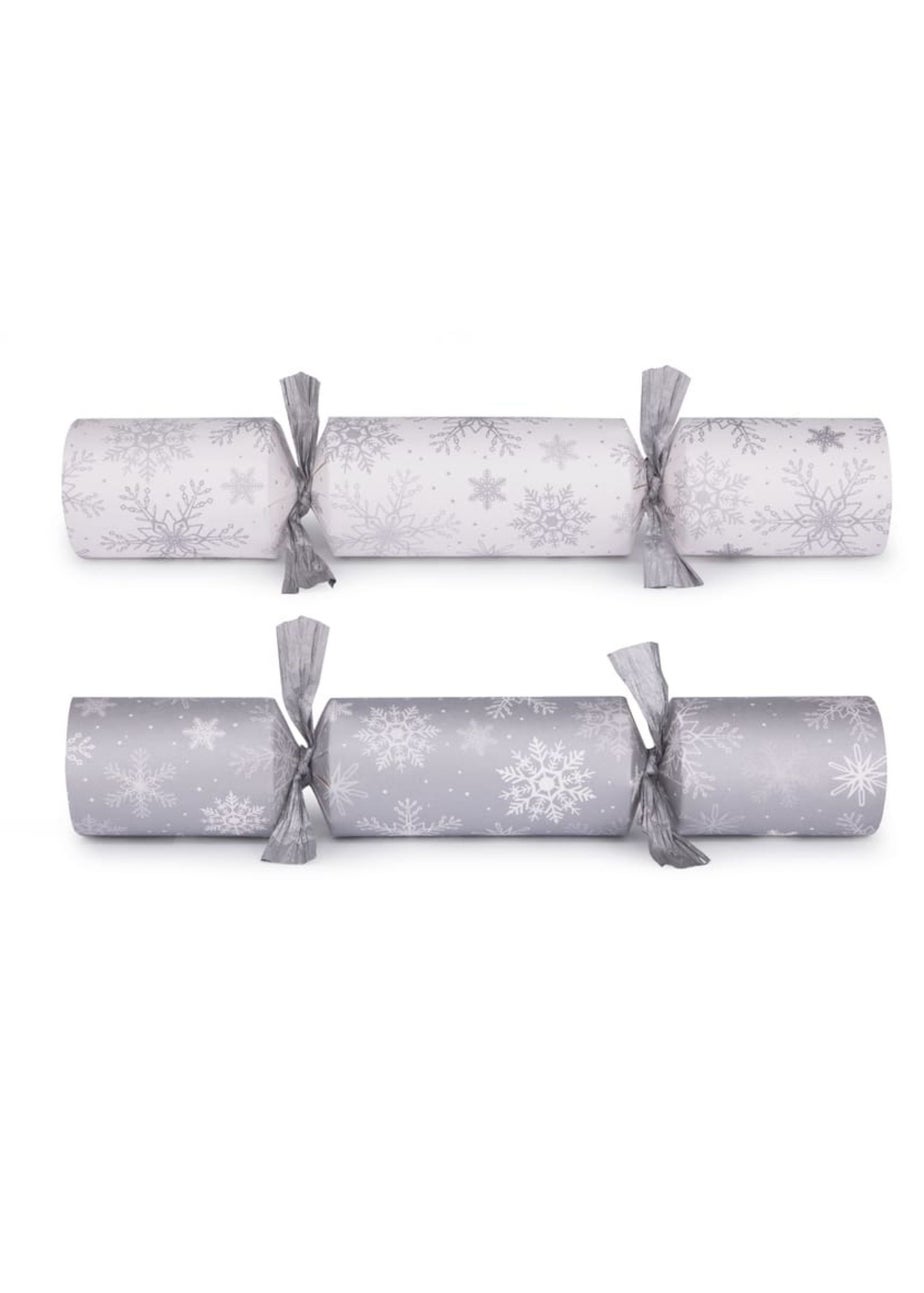 Heart & Soul Silver Snowflake 12in cracker