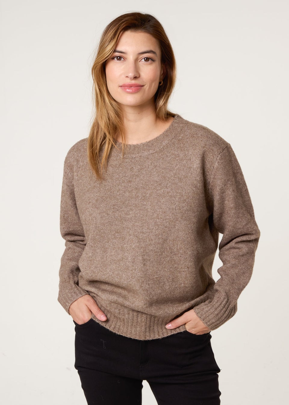 Blue Vanilla Brown Jumper With Open Back Bow Tie