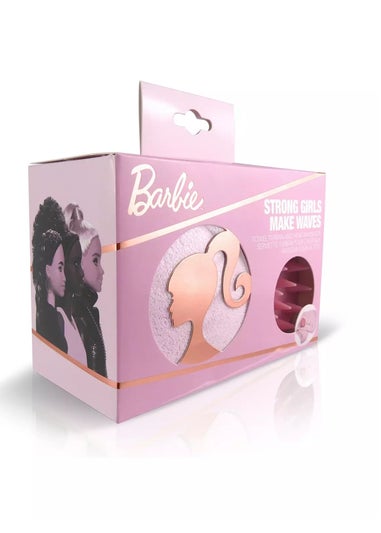 Barbie Hair Waves Set Pink Hair Massager & Turban