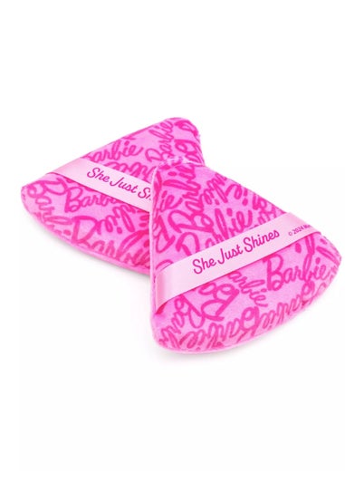 Barbie Makeup Tool Bundle Pink Eyelash Curlers Beauty Blender & Powder Puff