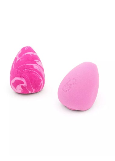 Barbie Makeup Tool Bundle Pink Eyelash Curlers Beauty Blender & Powder Puff