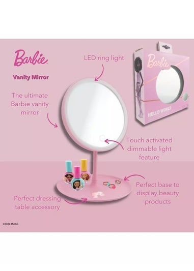 Barbie Pink Light Up Mirror