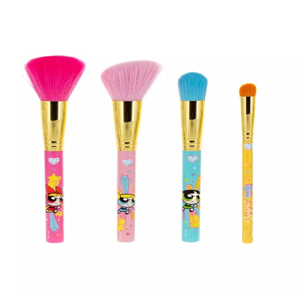 Powerpuff Girls Yellow Cosmetic Bundle Brushes Blenders