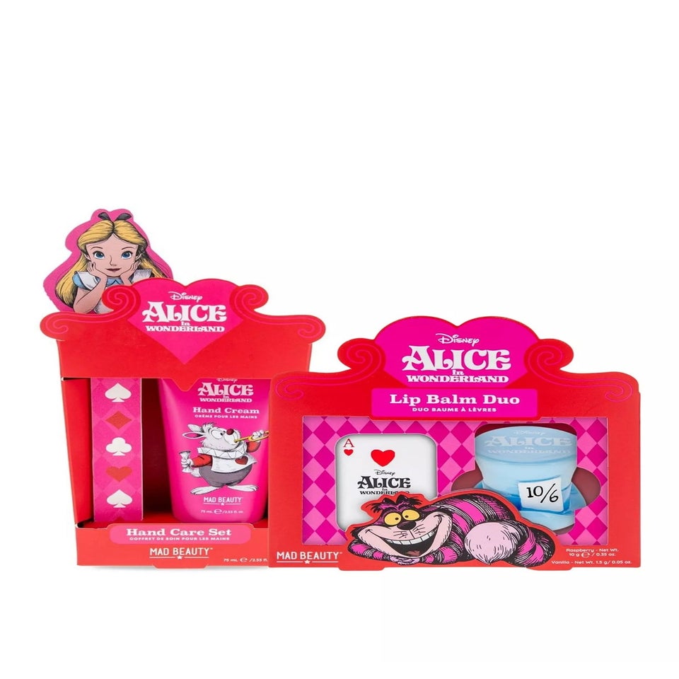 Alice In Wonderland Red Lip Balm & Nail Care Bundle