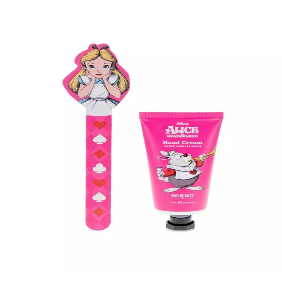 Alice In Wonderland Red Lip Balm & Nail Care Bundle