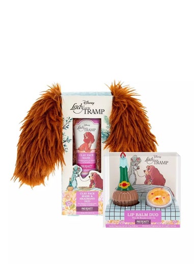 Lady & The Tramp Brown Mud Mask Headband Duo & With Lip Balms